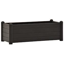Helloshop26 - Jardinière lit surélevé plantes fleurs jardin PP anthracite 100 x 43 x 35 cm 02_0001222 - 3000075921535