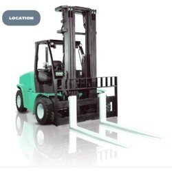 Location courte durée - Chariot élévateur diesel 8000 kg - Applications ardues et cycles de travail intensifs