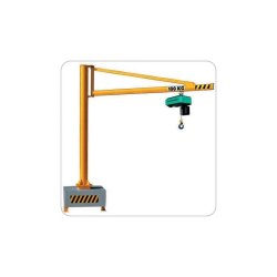 Potence mobile à socle béton - flèche triangulée profil creux - capacité 150 à 500 kg
