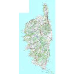 Carte de la corse michelin
