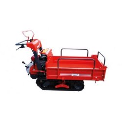 Mini-transporteur mécanique BP 35 (CC 350) - benne à ridelles basculantes, guidon réglable, chenilles en caoutchouc