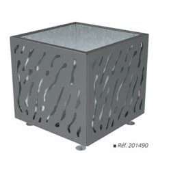 Bac à palmier design contemporain - Ligne VENISE - Pour espaces publics modernes avec châssis acier galvanisé et finitions personnalisées