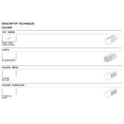 Borne d'accueil Organic avec système d'illumination - MDD - 130, Blanc brillant, A droite