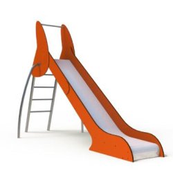 Toboggan Atoll 1.5 - tranche d'âge 3 à 12 ans - HCL 1.5 m et 1 m - Zone d'impact 23.2 m²