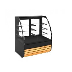 Vitrine réfrigérée boulangerie pâtisserie - 3 étagères en verre - 1380 x 820 x 1500 mm - 1183 W - 230 V - +2 °C à +4 °C - design moderne