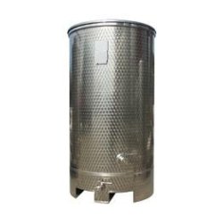 Cuve de stockage en inox - fermentation et stockage de liquides alimentaires - finition recuit brillant