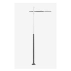 Mât Stylum ICST - Acier galvanisé S-235-JR, réhausse inox ou acier, épaisseur 4,5 mm