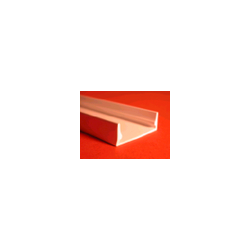 Profil de cloisonnage CAP 37 réf. 26 - profil terminal avec fixation par vis