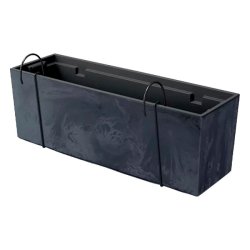 Prosperplast - Jardinière URBI CASE BETON EFFECT W - 58x18x19,5 cm, anthracite - gris plastique ZA4123