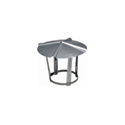 Chapeau de couverture simple paroi alumine diamètre 153mm Sovelor | AC123