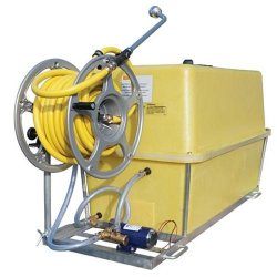 Ensemble cuve d'arrosage PFV silencieux 400 litres sur support en acier galvanisé - CEMO - 9778