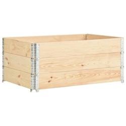 Helloshop26 - Jardinières surélevées 3 pcs 100 x 150 cm bois de pin solide 02_0000889 - métal 3000072241537