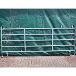 Barrière agricole galvanisée - Hauteur 1m40 - 5 traverses - GE 360/140/5 - 3,6m x 1,4m