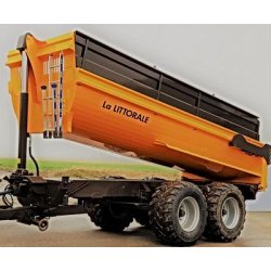 Co 6 - Benne TP - A.M.B.S La Littorale - Charge utile 17t - Longueur 6m - Cubage 11m3 + rehausse 8.5m3