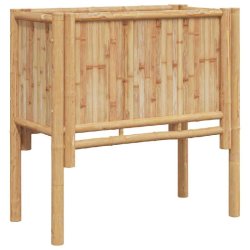 Helloshop26 - Jardinière moderne extérieur jardin 70 x 35 x 70 cm avec design épuré et pratique en bambou marron 02_0058225 02_0058225 - marron Ba