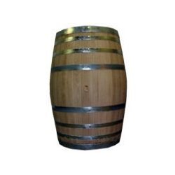 Tonneaux en bois - chêne français 500 litres - Gille T - 500L avec cerclage et options personnalisables