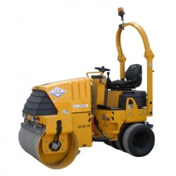 Rouleau mixte 2T5 - 1,20m - AV26-2K pour compactage enrobés et sous-couches