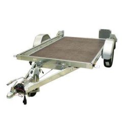 Plateau basculant nu 250x150 cm - 1000 kg PTAC - 1 essieu - ERDE