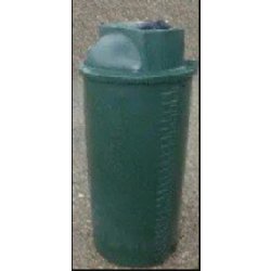 Cuve rotomoulée 250L - Réf W00029911001P - Dabert Citernes - Dimensions : 0.65m diamètre, 1.30m hauteur