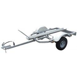 Remorque industrielle - porte moto 1 rail - PTAC 500 kg - Dimensions 173x115 cm