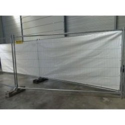 Barrière de chantier grillagée anti-vandalisme ID PROTECH eco