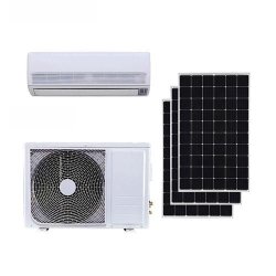 Climatiseur solaire hybride AC/DC - Jiaxing New Light Solar Power Technology - SEER 35, fonctionnement sur réseau et panneaux solaires