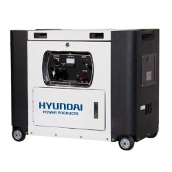 Groupe électrogène industriel Hyundai HGD5000 - Diesel 4400W-4800W - Monophasé - Démarrage électrique