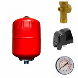 Kit Complet Ballon Surpresseur à Vessie Varem Sphérique 8l