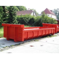 Benne à déchets amovible renforcée 10m³ TP
