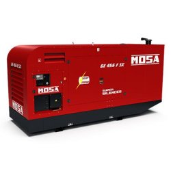 GE 455 FSX - Groupe électrogène industriel diesel MOSA - génération triphasée 410 kVA (328 kW) / 400 kVA (320 kW) - super insonorisé avec autonomie de 8,8h