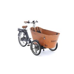 Triporteur électrique Babboe Carve-E - Banc pour 4 enfants - Moteur GWA 36V 250W - Dérailleur Shimano 7 vitesses