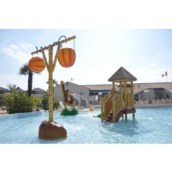 Pataugeoire - Structures de jeux thème jungle - Gamme exotique Aquadrolics