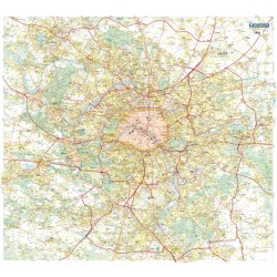 Carte paris et sa banlieue michelin