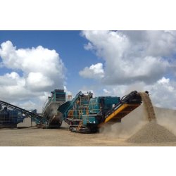 Concasseur à percussion Powerscreen XV350 - chenilles - TEREX CANICA 2050GD VSI - Capacité 350 t/h