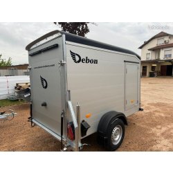 Remorque fourgon - Alu noir - Debon C255