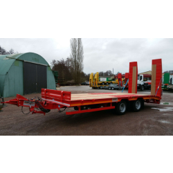 Remorque 2 essieux centraux à plateau fixe - Porte engins type R2CF12 - PTC 15T99