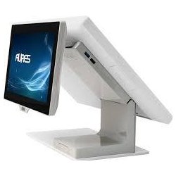 Caisse enregistreuse tactile AURES Yuno - TPV fanless, multi-touch, 2 formats d'écran, disque SSD 64 Go