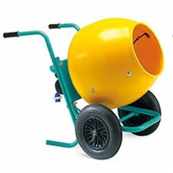 Bétonnière électrique monophasé 134 litres avec cuve en plastique - IMER - 01015403