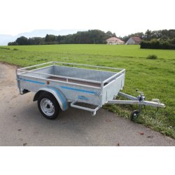 Remorque bagagère Magnum - Rodeo - 1 essieu - dimensions 200x125x40 et 250x125x40cm - PTAC 500 et 750 kg