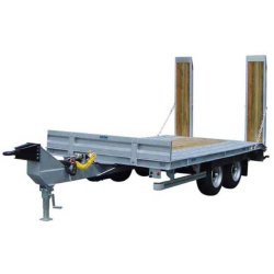 Remorque porte-panneau 6 tonnes - châssis galvanisé à chaud - roues dessous - freinage ABS - ECIM PE 46 600 FA
