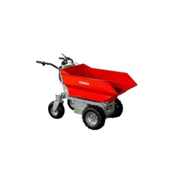 Mini dumper électrique 500kg 216L benne basculante par vérin batterie 48V / 32Ah Torros MED502