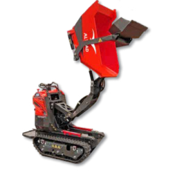Mini-dumper à chenilles - Version à chargeur - Réf. CMD550H-AC-K - Charge maxi 550 kg - Moteur Kohler CH270 essence 7 ch