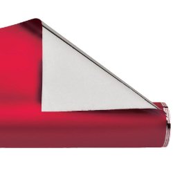 Film polysatiné rouge 30µ 0,69x50m - Waterproof et Brillant - Collection Nuit de Velours