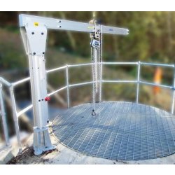 Potence de levage T-Davit Portable léger en aluminium plume - jusqu'à 750 kg