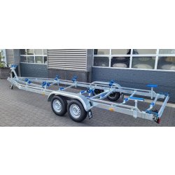 8m40-2m55 - 2x1350 kg - 2700 kg - VLEMMIX - Remorque Porte-Bateau