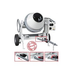 Bétonnière ALTRAD ST350 - Moteur Honda GX120 - 340L - Tractable à 90 km/h - Fabrication française
