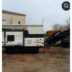 Broyeur Terex Ecotec TDS820 - Trémie et Alimentateur Lent - Chambre de Broyage Bi Rotor