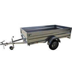 Remorque utilitaire 251x135x45 - 1 essieu - acier expert - 500 kg PTAC