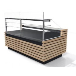 Vitrine réfrigérée professionnelle pour traiteur, pâtisserie et snacking - KUBUS MAX