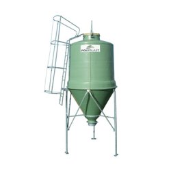 Silo de stockage en polyester - 3 ou 4 pieds - capacité jusqu'à 26 m3 pour aliments, farines, miettes, grains et granules